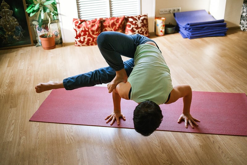 Yoga Outdoor Woman